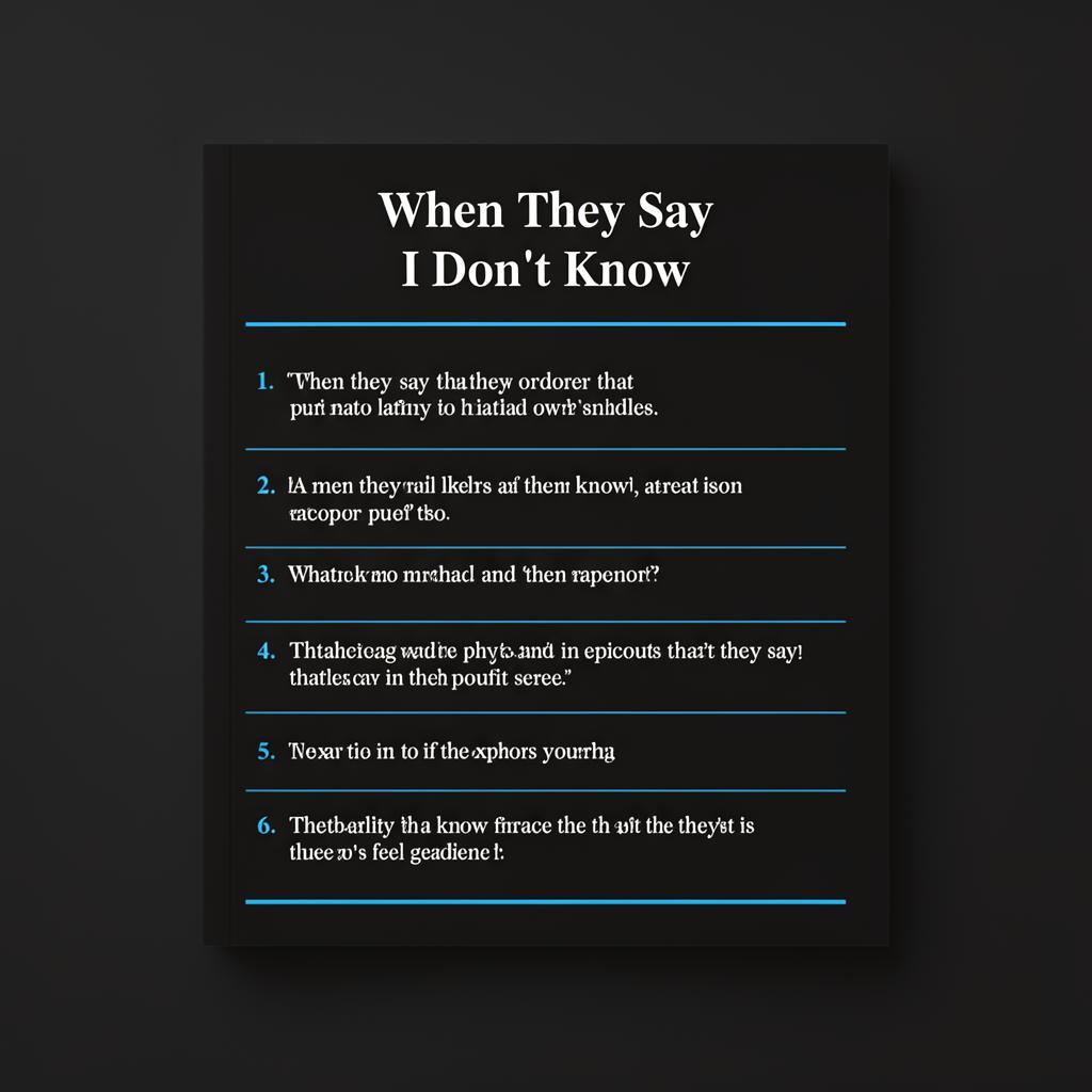 Know What To Say When They Shut Down