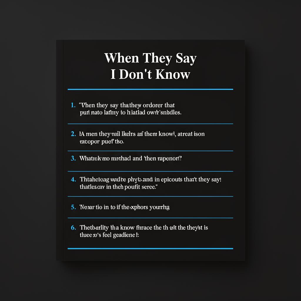 Know What To Say When They Shut Down